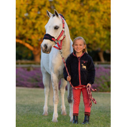 Cabresto de carneiro Vogue Mini LeMieux com guia Arando Rosa Cabresto de carneiro Vogue Mini LeMieux com guia Arando Rosa