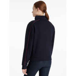 Suéter LeMieux com zíper Quart Kate Young Rider Azul‑marinho / cranberry Azul-marinho Suéter LeMieux com zíper Quart Kate Young Rider Azul‑marinho / cranberry Azul-marinho