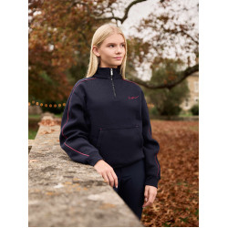 Suéter LeMieux com zíper Quart Kate Young Rider Azul‑marinho / cranberry Azul-marinho Suéter LeMieux com zíper Quart Kate Young Rider Azul‑marinho / cranberry Azul-marinho