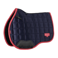 Almofada de sela mista LeMieux Loire Classic GP Square Azul‑marinho / cranberry Azul-marinho Almofada de sela mista LeMieux Loire Classic GP Square Azul‑marinho / cranberry Azul-marinho