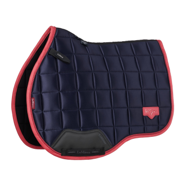 Almofada de sela mista LeMieux Loire Classic GP Square Azul‑marinho / cranberry Azul-marinho