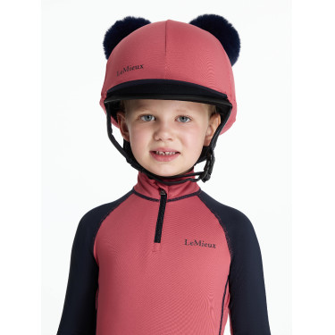 Gorro com dois pompons Mini LeMieux Arando Rosa