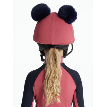 Gorro com dois pompons Mini LeMieux Arando Rosa