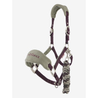 Cabresto e guia Lemieux Vogue Azul-marinho / azul-real Cabresto e guia Lemieux Vogue Azul-marinho / azul-real