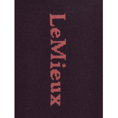 Meia LeMieux Performance Ameixa escura Violeta