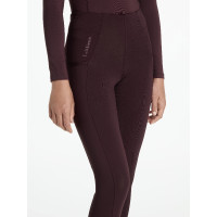 Legging LeMieux Orla Jovem Cavaleiro Alpino Castanho