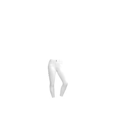 Calça LeMieux grip nos joelhos Isabelle feminina Branco