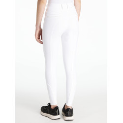 Calças LeMieux com grip nos joelhos Izzy Young Rider Branco