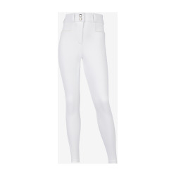 Calças LeMieux com grip nos joelhos Izzy Young Rider Branco