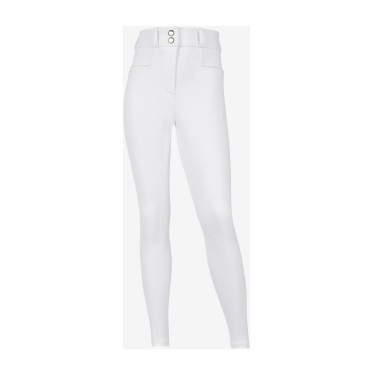 Calças LeMieux com grip nos joelhos Izzy Young Rider Branco