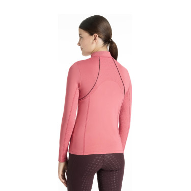 Roupa interior de malha Mia LeMieux Young Rider de mangas compridas Arando Rosa