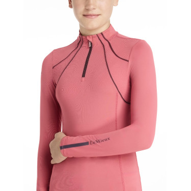 Roupa interior de malha Mia LeMieux Young Rider de mangas compridas Arando Rosa