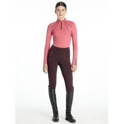 Roupa interior de malha Mia LeMieux Young Rider de mangas compridas Arando Rosa