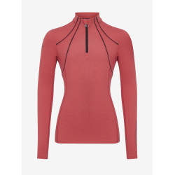 Roupa interior de malha Mia LeMieux Young Rider de mangas compridas Arando Rosa