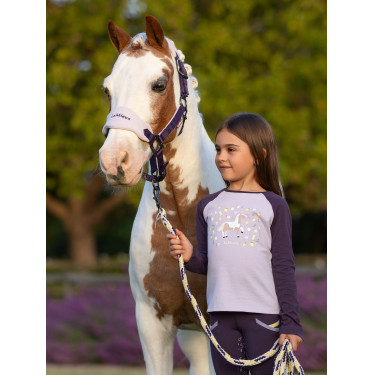 Camiseta de mangas compridas Mini LeMieux Jamie Lilás Violeta