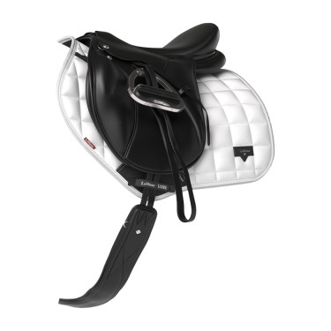 Sela de equitação LeMieux Loire Close Contact Square CSO Branco