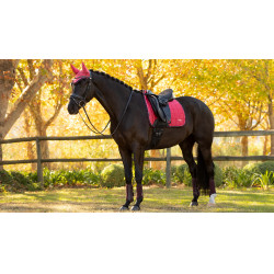Almofada de sela LeMieux Loire Dressage Square Arando Rosa