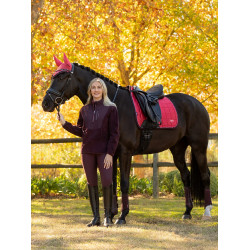 Almofada de sela LeMieux Loire Dressage Square Arando Rosa
