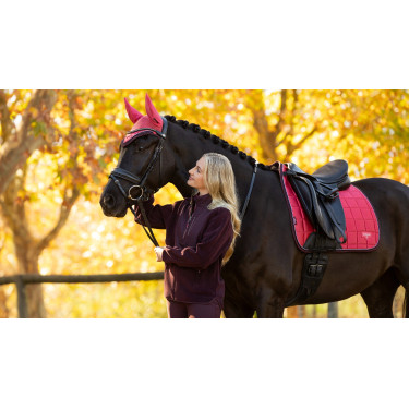 Almofada de sela LeMieux Loire Dressage Square Arando Rosa
