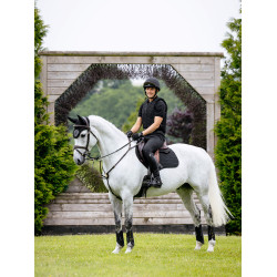 Tapis LeMieux de competição close contact square - algodão Preto