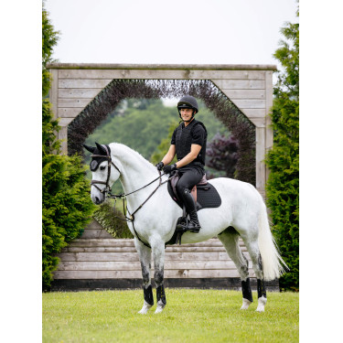 Tapis LeMieux de competição close contact square - algodão Preto