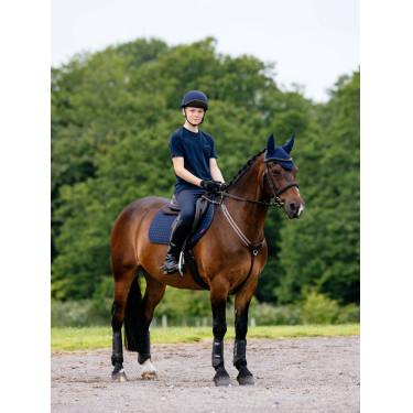 Tapis LeMieux de competição close contact square - algodão Azul-marinho Tapis LeMieux de competição close contact square - algodão Azul-marinho