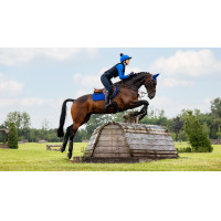 Tapete LeMieux Reflective Suede Close Contact Square Azul-marinho