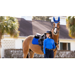 Tapete LeMieux Reflective Suede Close Contact Square Azul Benetton