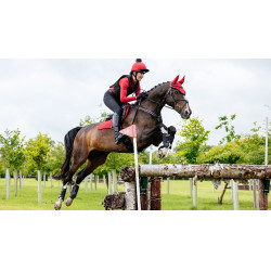 Tapete LeMieux Reflective Suede Close Contact Square Chilli Vermelho