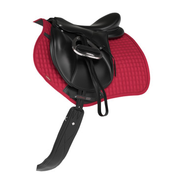 Tapete LeMieux Reflective Suede Close Contact Square Chilli Vermelho