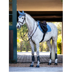 Tapete LeMieux Reflective Suede Close Contact Square Azul gelo