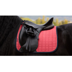 LeMieux Suede Dressage Square Reflective Arando Rosa