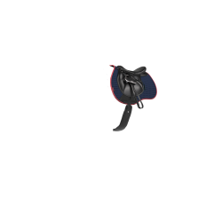 Tapete LeMieux Reflective Suede Misto GP Square Azul‑marinho / cranberry Azul-marinho Tapete LeMieux Reflective Suede Misto GP Square Azul‑marinho / cranberry Azul-marinho