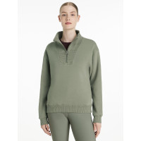 Suéter LeMieux gola com zíper Keira feminino Alecrim Verde Suéter LeMieux gola com zíper Keira feminino Alecrim Verde