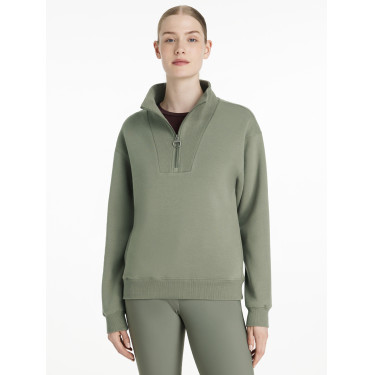 Suéter LeMieux gola com zíper Keira feminino Suéter LeMieux gola com zíper Keira feminino