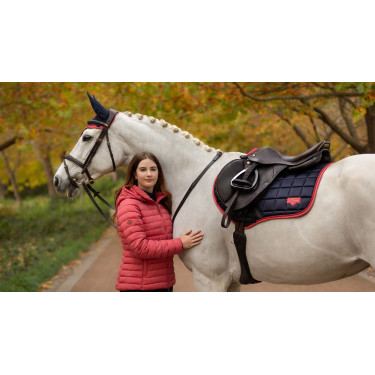 Tapete LeMieux Loire Classic Close Contact Square Azul‑marinho / cranberry Azul-marinho