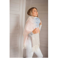 Lenço Pénélope Lana Bege / cru Lenço Pénélope Lana Bege / cru