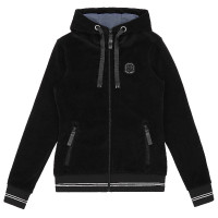 Polar de veludo Je t'aime Equithème Coline mulher Preto Polar de veludo Je t'aime Equithème Coline mulher Preto