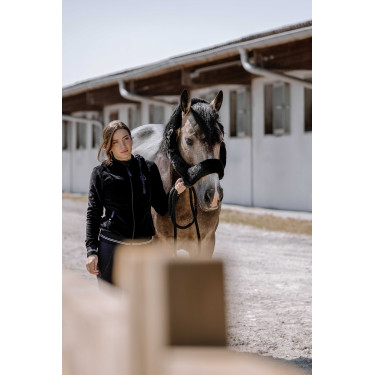 Polar de veludo Je t'aime Equithème Coline mulher Polar de veludo Je t'aime Equithème Coline mulher