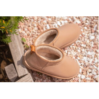 Mini-botas Pénélope Camelo Castanho