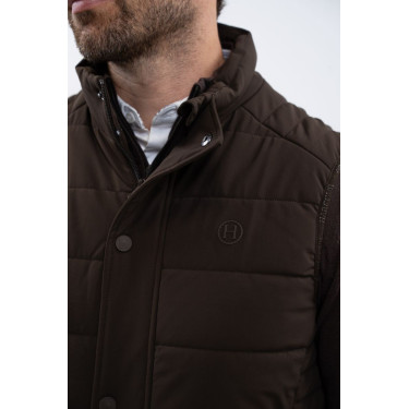 Colete sem mangas Boston Harcour homem Cacau Castanho