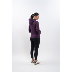 Sweat técnico com fecho Harcour Ava Figue Violeta