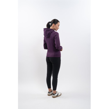 Sweat técnico com fecho Harcour Ava Figue Violeta