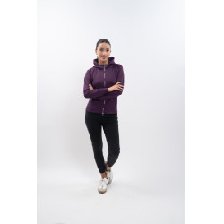 Sweat técnico com fecho Harcour Ava Figue Violeta
