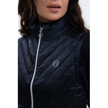 Colete sem mangas Harcour Agnes Marinho Azul-marinho