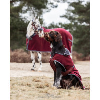 Capa para cão Show-Line Bucas Bordô / cinza Bord&amp;amp;amp;amp;amp;ocirc;