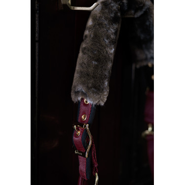 Halster Bucas Show-Line Bordô / preto Bord&amp;ocirc;