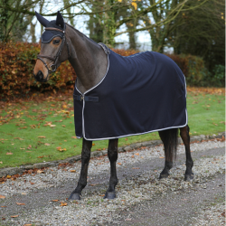 Manta Bucas de Lã Esmeralda Marinho Azul-marinho