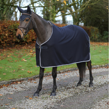 Manta Bucas de Lã Esmeralda Marinho Azul-marinho