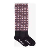 Meias Harlow Mini LeMieux Froostie Pônei estampadas Topázio azul